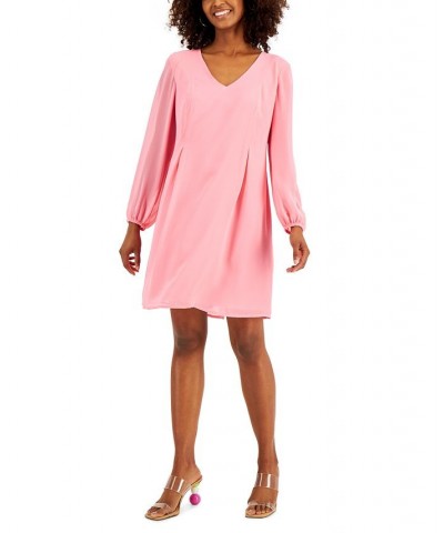 INC Bow-Back Shift Dress Pink $48.95 Dresses
